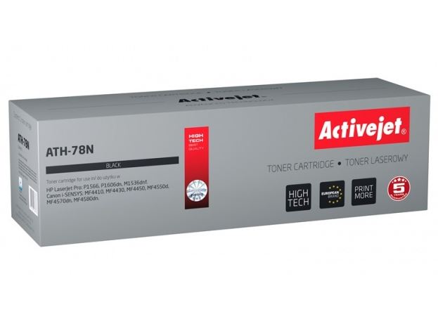 Toner Activejet ATH-78N (do Canon Hewlett Packard  zamiennik HP 78A/Canon CRG-728 CE278A supreme 2500str. czarny)